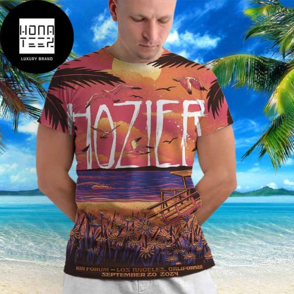 Hozier Show In LA At The Kia Forum On September 20 2024 Fan Gifts All Over Print Shirt