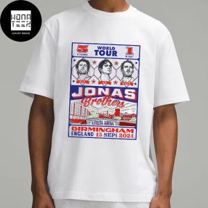 Jonas Brothers World Tour At Utilita Arena Birmingham On 15 September 2024 Fan Gifts Classic T-Shirt