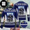 Kiss Band End Of The Road Vintage Pattern Black 2024 Ugly Christmas Sweater