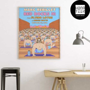 Marc Rebillet Live At Red Rocks Amphitheatre On October 23 2024 Fan Gifts Home Decor Poster Canvas