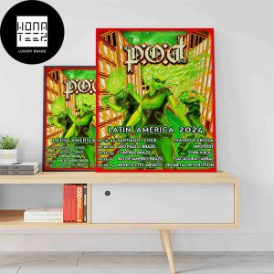 P.O.D. Band Latin America 2024 Tour Date Fan Gifts Home Decor Poster Canvas