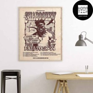 Shaboozey Fall Tour 2024 Tour Date Fan Gifts Home Decor Poster Canvas