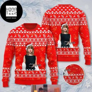 Taylor Swift Love Taylor Red Color 2024 Ugly Christmas Sweater