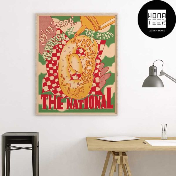 The National Tour At The Mann Philadelphia On September 17 2024 Fan Gifts Home Decor Poster Canvas