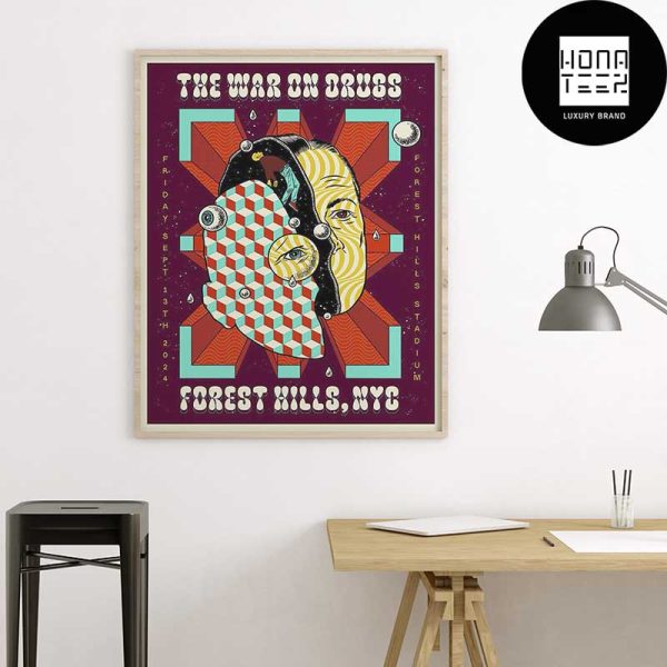 The War On Drugs Concert At Forest Hills Stadium Queens NY On September 13 2024 Fan Gifts Home Decor Poster Canvas