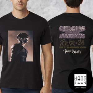 Travis Scott Circus Maximus Tour In Santiago Chile Merch 2024 Ver 2 Fan Gifts Classic T-Shirt