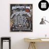 P.O.D. Band Latin America 2024 Tour Date Fan Gifts Home Decor Poster Canvas