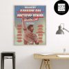 Shaboozey Europe And UK Tour Dates 2025 Fan Gifts Home Decor Poster Canvas