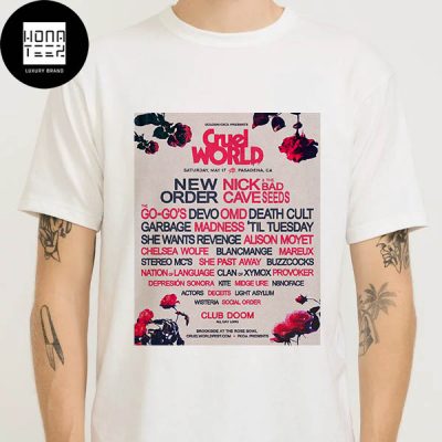 Cruel World Festival In Pasadena On May 17 2025 Lineup Fan Gifts Classic T-Shirt