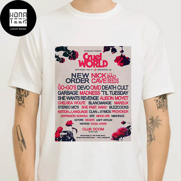 Cruel World Festival In Pasadena On May 17 2025 Lineup Fan Gifts Classic T-Shirt