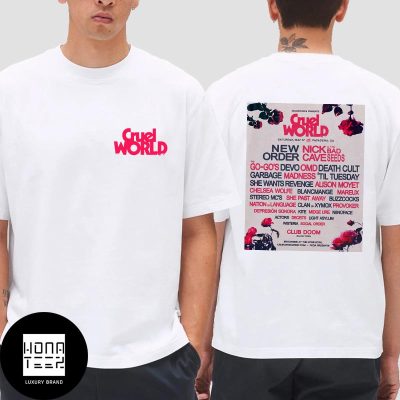 Cruel World Festival In Pasadena On May 17 2025 Lineup Fan Gifts Two Sides Classic T-Shirt