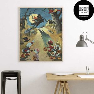 DuckTales Halloween Poster 1989 Fan Gifts Home Decor Poster Canvas