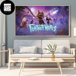 Fortnite FORTNITEMARES Happy Halloween 2024 Fan Gifts Home Decor Poster Canvas