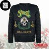 Ghost Band Papa Emeritus Logo Vintage Style Xmas Gifts 2024 Ugly Christmas Sweater