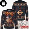 Ghost Band Papa Emeritus Logo Vintage Style Xmas Gifts 2024 Ugly Christmas Sweater