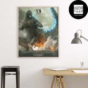 Godzilla Minus One 70th Anniversary Fan Gifts Home Decor Poster Canvas