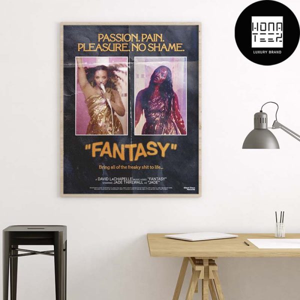 Jade Thirlwall New Single Fantasy Bring All Of The Freaky Shit To Life Home Decor Poster Canvas