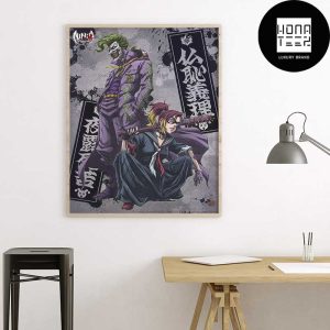 Joker And Harley In BATMAN NINJA VS YAKUZA LEAGUE Fan Gifts Home Decor Poster Canvas