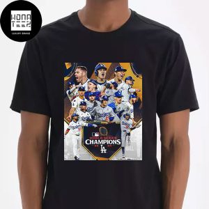 MLB 2024 World Series Champion Los Angeles Dodgers New Design Fan Gifts Classic T-Shirt