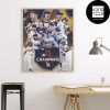 MLB 2024 World Series Champion Los Angeles Dodgers Fan Gifts Home Decor Poster Canvas