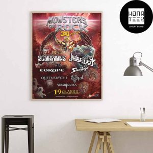 Monsters Of Rock 2025 Lineup Fan Gifts Home Decor Poster Canvas