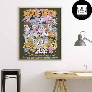 Neck Deep North American Tour In Toronto Halloween 2024 Fan Gifts Home Decor Poster Canvas