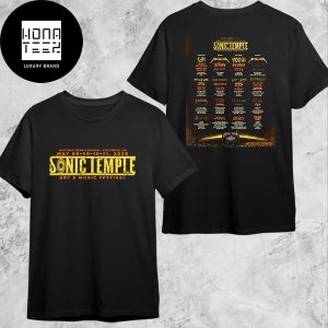 Sonic Temple Festival Line Up On May 8-11 2025 In Columbus Ohio Fan Gifts Two Sides Classic T-Shirt