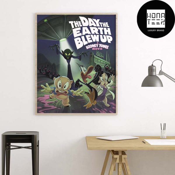 The Day The Earth Blew Up A Looney Tunes Movie Release On February 28 2025 Fan Gifts Home Decor Poster Canvas