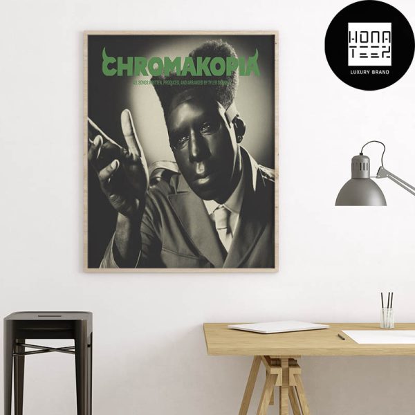 Tyler, The Creator Eighth Studio Album Chromakopia Out 28 October 2024 Fan Gifts Home Decor Poster Canvas