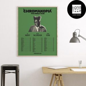 Tyler, the Creator Chromakopia World Tour Dates 2025 Home Decor Poster Canvas