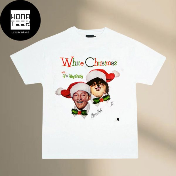 Bing Crosby And V Of BTS White Christmas Reimagined Version Fan Gifts Classic T-Shirt