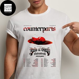 Counterparts Band The Heaven Let Them Die North American 2025 Tour Dates Fan Gifts Classic T-Shirt