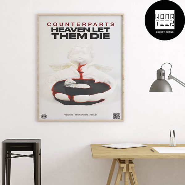 Counterparts Heaven Let Them Die New EP Fan Gifts Home Decor Poster Canvas