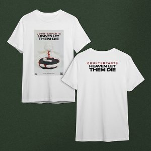 Counterparts Heaven Let Them Die New EP Fan Gifts Two Sides Classic T-Shirt