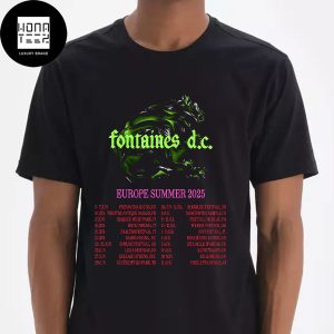 Fontaines D.C. Europe Summer Tour Dates 2025 Fan Gifts Classic T-Shirt