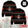 Ice Nine Kills Horrorday With Snowflake Pattern Black And Red Color Xmas Gifts 2024 Ugly Christmas Sweater