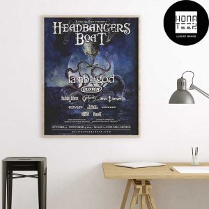 Lamb of God Headbangers Boat 2025 Lineup Fan Gifts Home Decor Poster Canvas