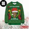 Mike Tyson Merry Chrithmith Snowflake Pattern Xmas Gifts 2024 Ugly Christmas Sweater