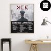 Counterparts Band The Heaven Let Them Die North American 2025 Tour Dates Fan Gifts Home Decor Poster Canvas