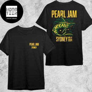 Pearl Jam Tour In Sydney Australia Night 1 At Engie Stadium On November 21 2024 Fan Gifts Two Sides Classic T-Shirt