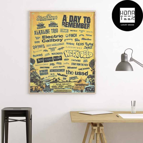 Slam Dunk Festival 2025 The Final Artist Lineup Fan Gifts Home Decor Poster Canvas