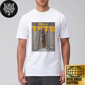 Tate McRae’s 2025 Miss Possessive Tour Dates Art Cover Unisex T-Shirt