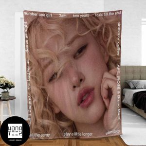 rosie New Album By ROSÉ Official Tracklist Fan Gifts Fleece Blanket