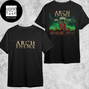 Arch Enemy North American Blood Dynasty Tour 2025 Tour Dates Fan Gifts Two Sides Classic T-Shirt