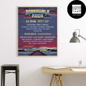 Boardwalk Rock Lineup At Ocean City MD On May 17-18 2025 Fan Gifts Home Decor Poster Canvas