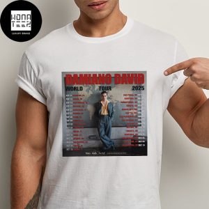 Damiano David World Tour 2025 Tour Dates Fan Gifts Classic T-Shirt