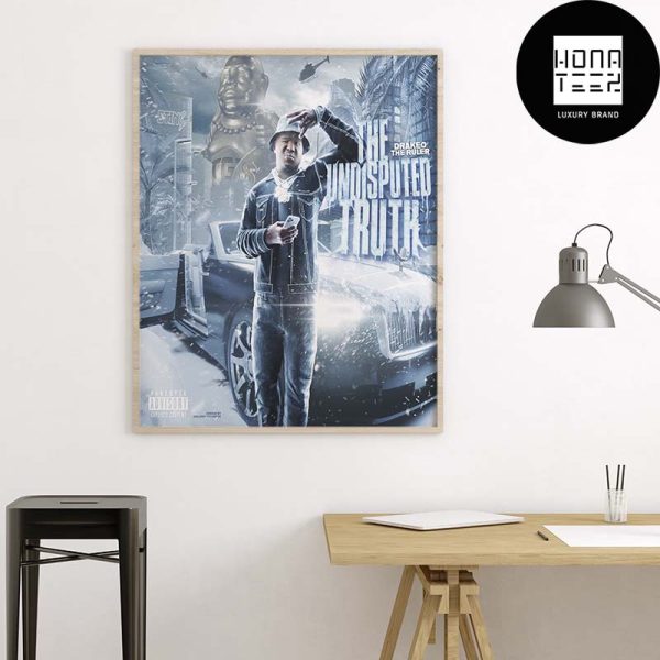 Drakeo The Ruler New Album The Undisputed Truth Fan Gifts Home Decor Poster Canvas