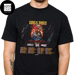 Guns N’ Roses Europe And Middle East 2025 Stadium Tour Dates Fan Gifts Classic T-Shirt