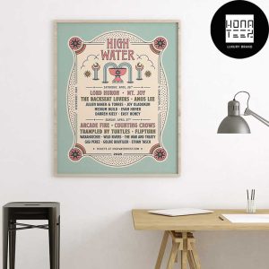 High Water Festival 2025 Lineup Fan Gifts Home Decor Poster Canvas