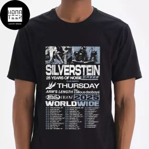 Silverstein 25 Years Of Noise Tour Dates 2025 Fan Gifts Classic T-Shirt